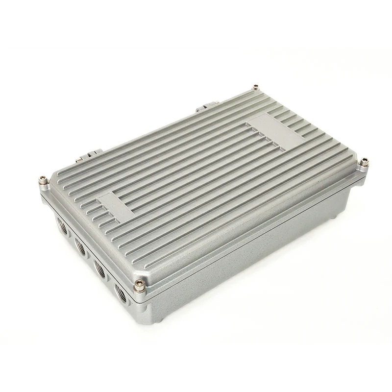 厂家定制6063铝型材方管 5G基站电源盒 铝合金机壳开模加工定制